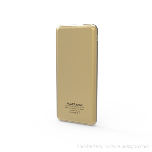 Doca 5000mAh slim portable power bank Iphone model